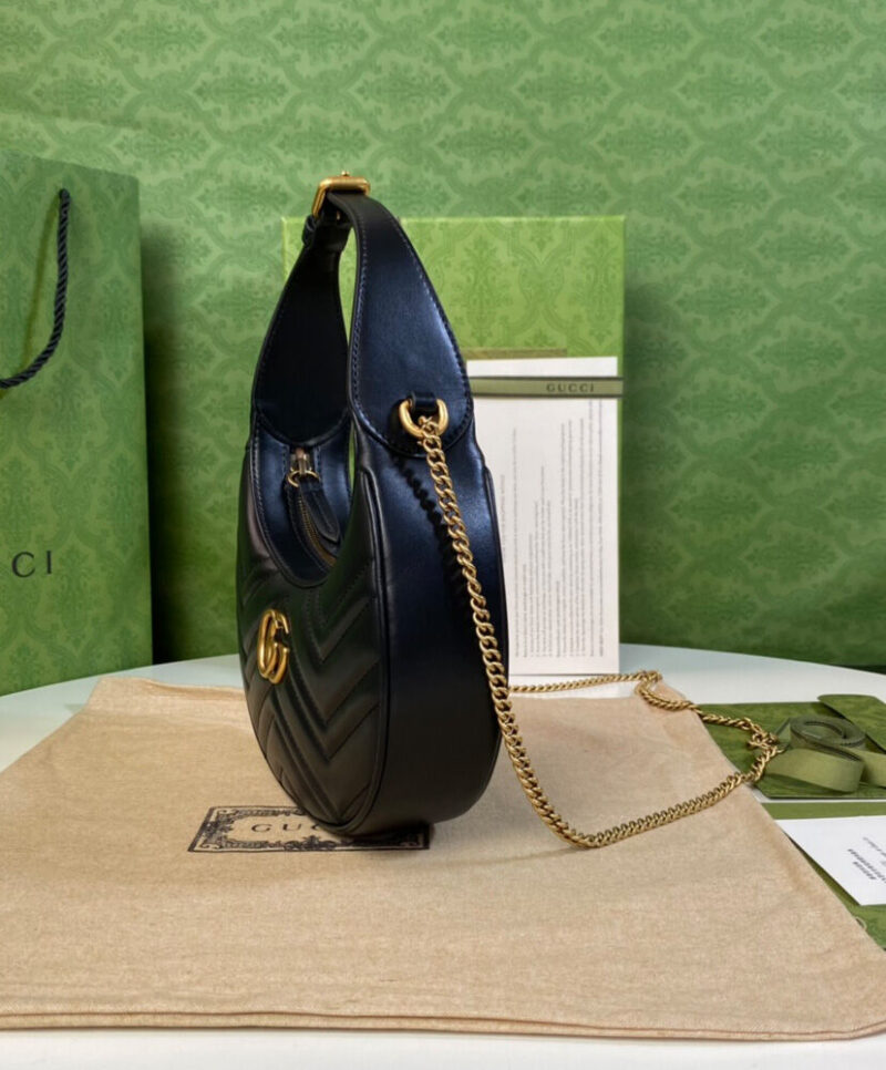 Gucci GG Marmont Half-moon-shaped Mini Bag